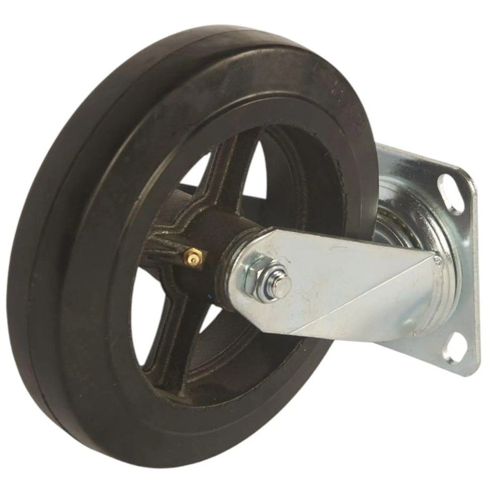 Колесо большегрузное поворотное SCd 80 200мм обрезин (N) 1024158