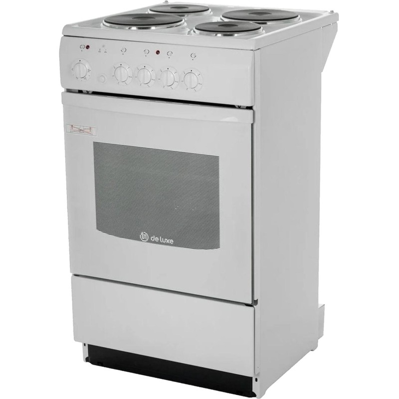 Плита электрическая DeLuxe 5004.12э  бел. 50x50см