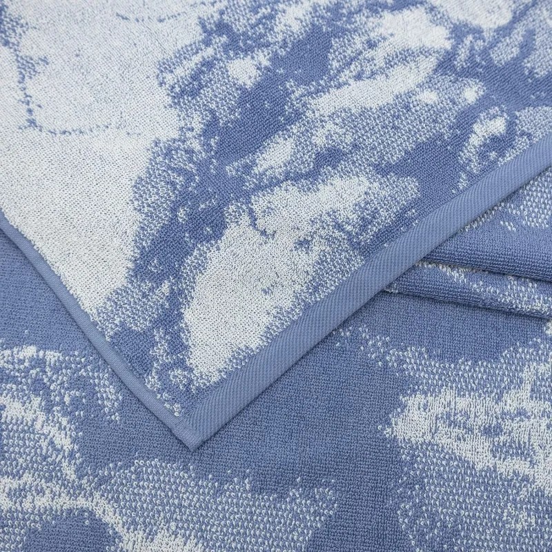 Полотенце махровое УЗБ Marmola,M 50х 80 син,161328