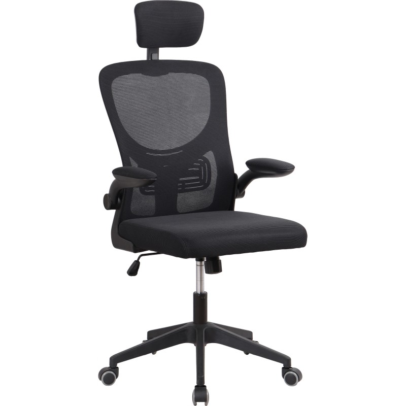 Кресло BN_SH_EChair-649 TC сетка/ткань черный