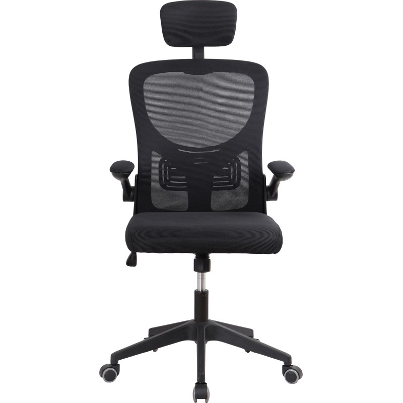 Кресло BN_SH_EChair-649 TC сетка/ткань черный