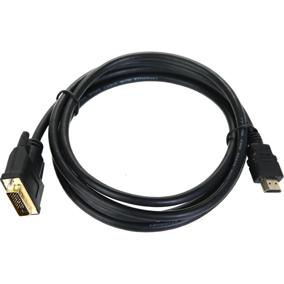 Кабель HDMI to DVI-D (19M -25M) 2м, TV-COM &lt;LCG135E-2M