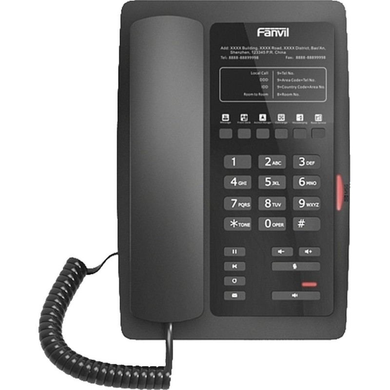 IP-телефон Fanvil H3W, 2x 10/100 Мбит, PoE, wi-fi