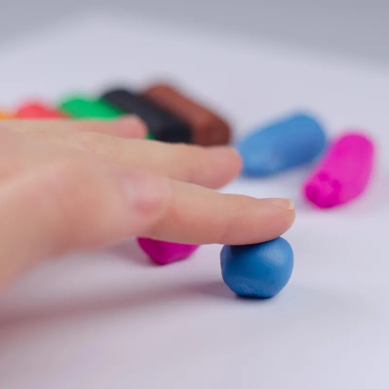 Пластилин Kores Plastilina 10 цветов  набор общий вес 200гр 34010