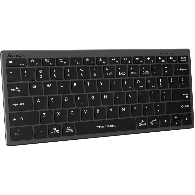 Клавиатура A4Tech Fstyler FBX51C серый USB/BT (FBX51C GREY)