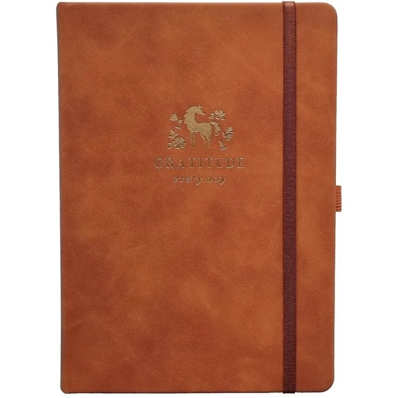 Ежедневник датированный 2026 IF 14х20см 176л, тв с рез, Grace I1714/l-brown
