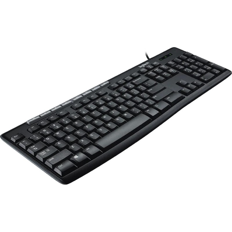 Набор клавиатура+мышь Logitech MK200 BLACK RUS 920-002694