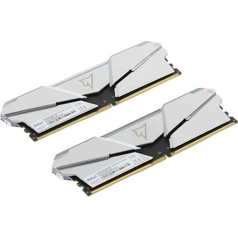 Модуль памяти Netac Shadow RGB 16GB DDR5-4800 C40(NTSRD5P48DP-16S)