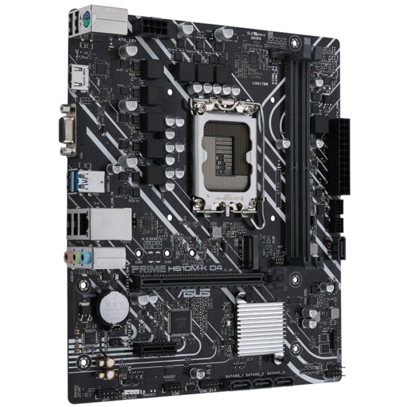 Материнская плата Asus PRIME H610M-K D4 Soc-1700 Intel H610 2xDDR4 mATX
