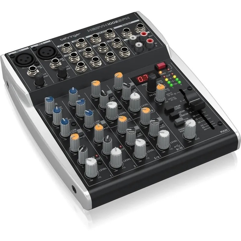 Микшерный пульт Behringer Xenyx 1002SFX, 10 канал., USB, процессор эффектов