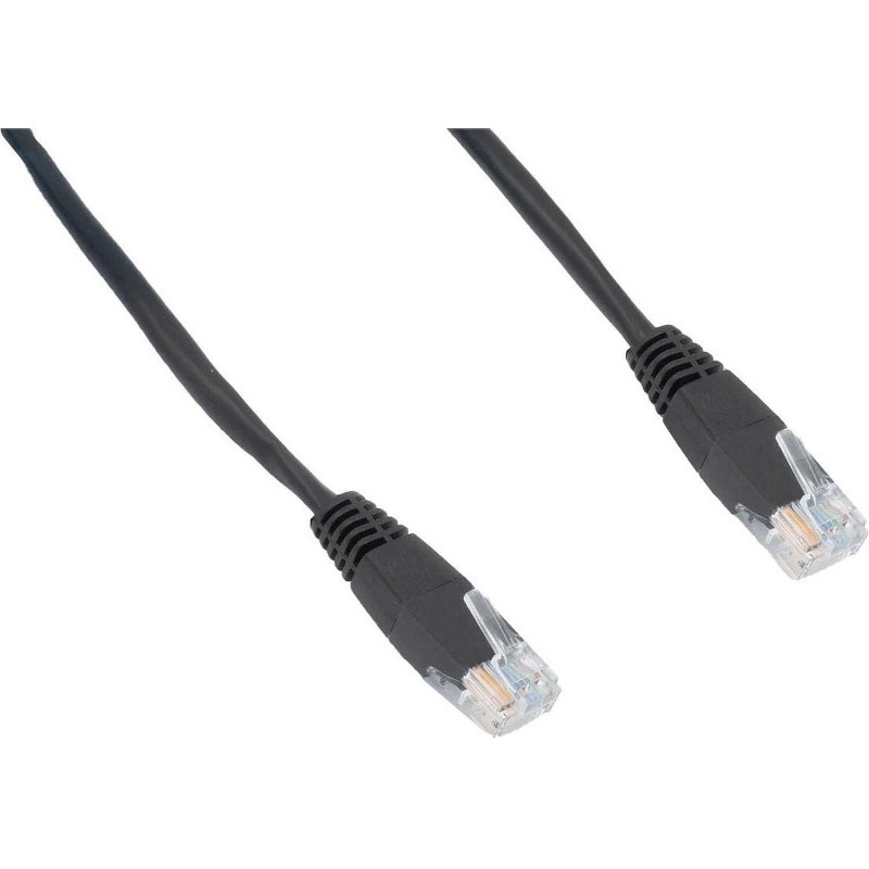 Патч-корд A1, A1-LCU5E-0.5M-BK, 0.5 м., U/UTP, 5e, CCA, черный