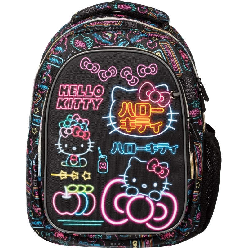 Рюкзак облегченный Hello Kitty с анатомической спинкой, 2 отделения 75449