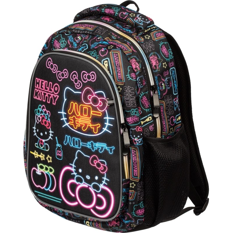 Рюкзак облегченный Hello Kitty с анатомической спинкой, 2 отделения 75449