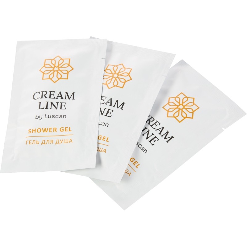 Гель для душа Luscan Cream Line, саше 10мл,500шт/уп