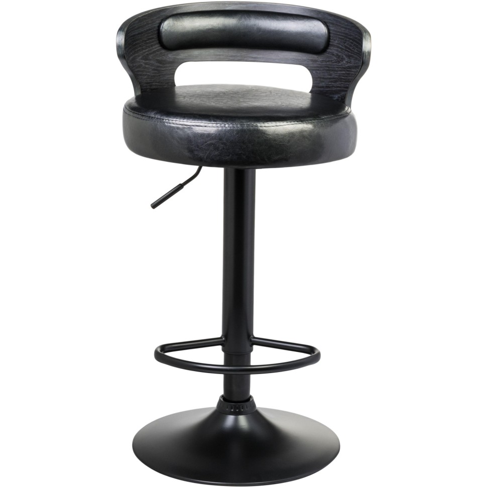 Стул барный LO_DOBRIN FRED BLACK LMZ-1018-N черный/черное дерево,чер.2шт/уп