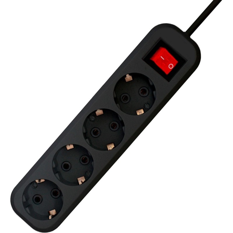 Сетевой фильтр PROGIX SF4PB5 4р/5м черный, 3х0,75мм, 10А/2000Вт