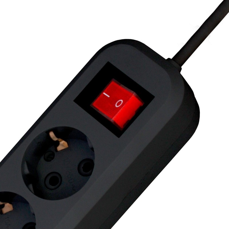 Сетевой фильтр PROGIX SF4PB5 4р/5м черный, 3х0,75мм, 10А/2000Вт