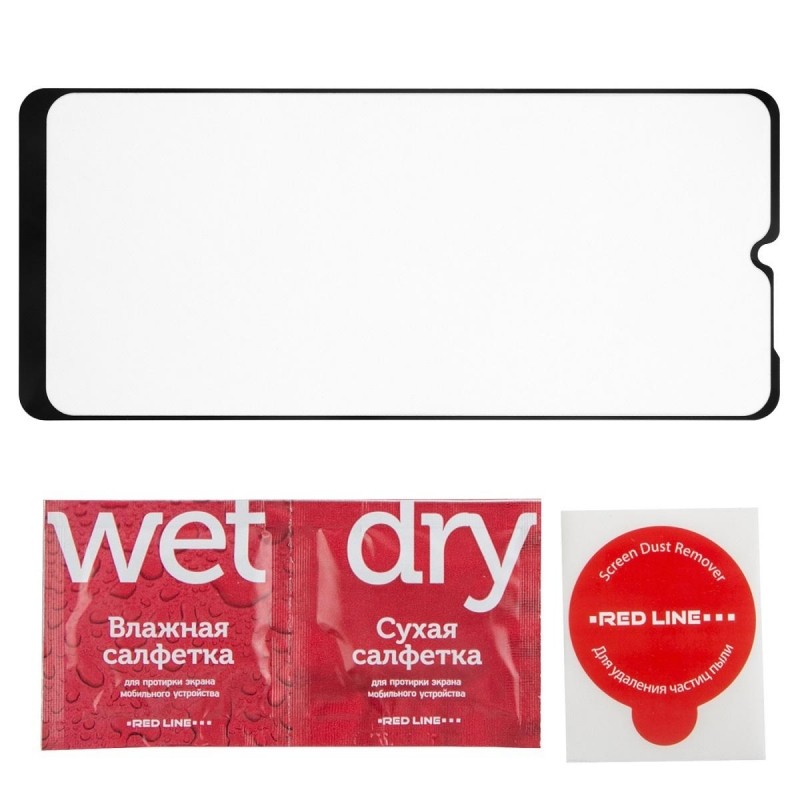 Защитное стекло Samsung Galaxy A12, FS FG, Red Line, чер, УТ000023496