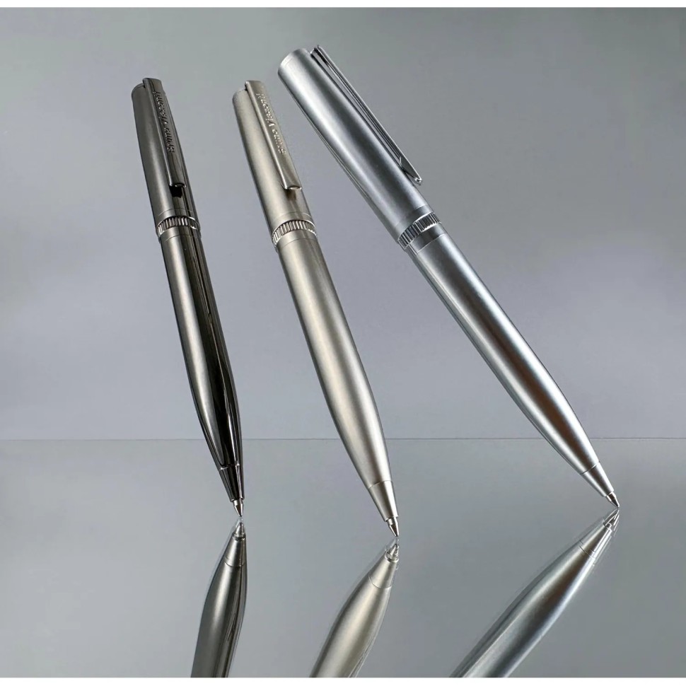 Ручка шариковая BOSTON ворон.стал.чер.корп,0.7мм,син, 20-0359