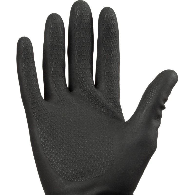 Перчатки латекс черный Manipula КЩС-1 (L-U-03/CG-942) р.8,ПС