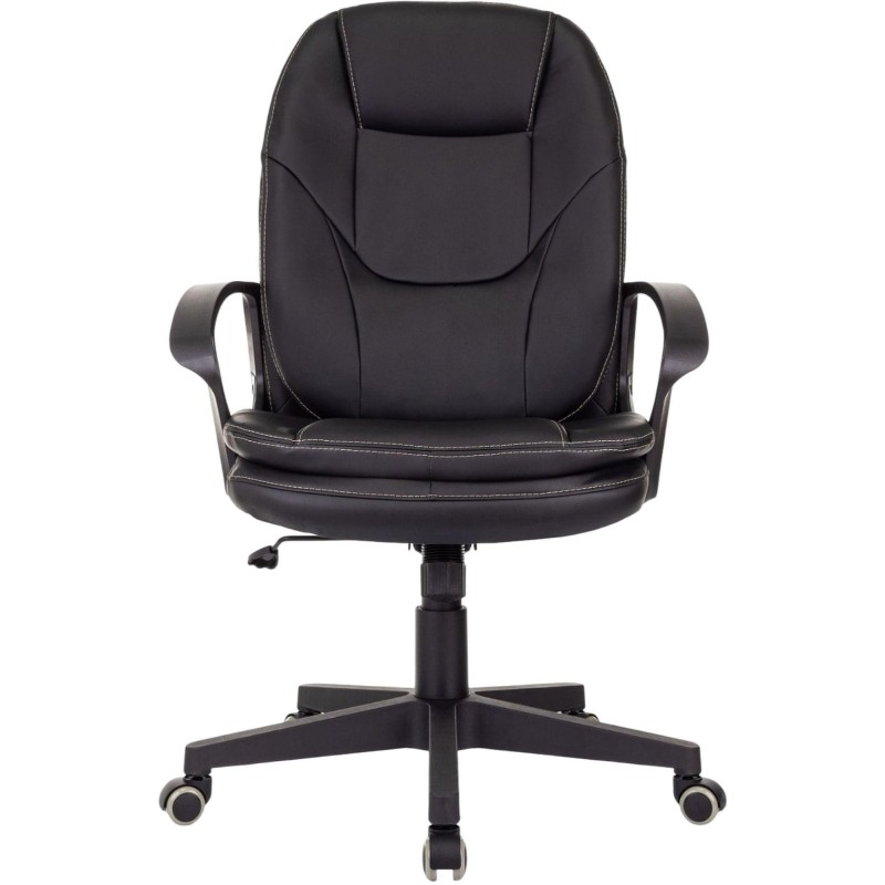 Кресло VB_EChair 668 PU черный эко.кожа крестов. пластик