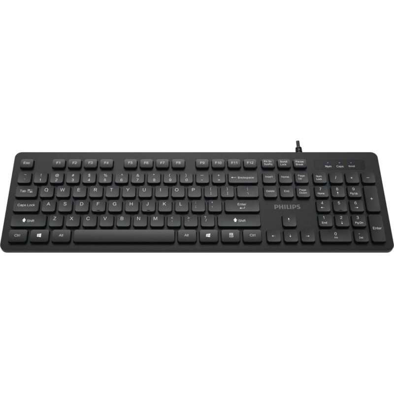 Клавиатура Philips (SPK6264B/60) проводн. USB 2.0 104кл, черный