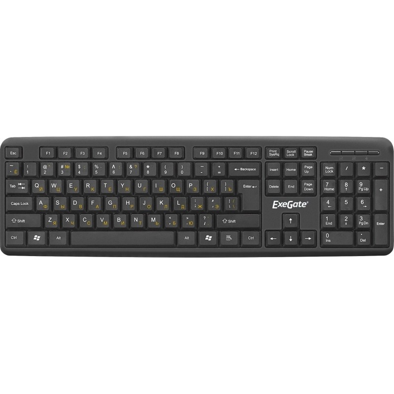 Набор клавиатура+мышь ExeGate Prof.St.Comb.MK120-OEM(EX287139RUS)чер.Br.box