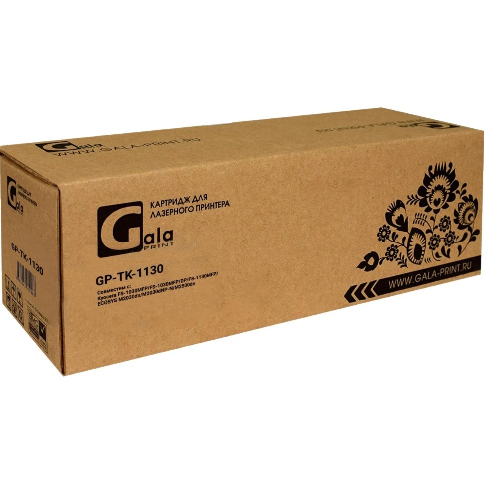 Картридж лазерный GalaPrint TK-1130 чер. для Kyocera FS-1030/113