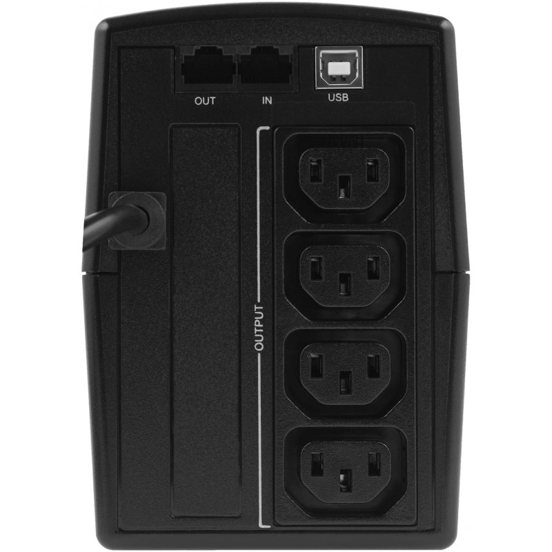 ИБП Ippon Back Power Pro II 600 360Вт/600ВА, 4xC13 черный(1030300)