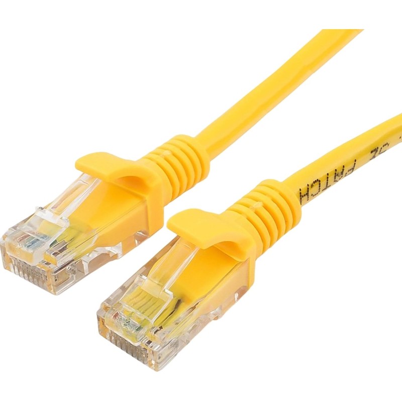 Патч-корд UTP Cablexpert PP12-20M/Y кат.5e, 20м, жёлтый