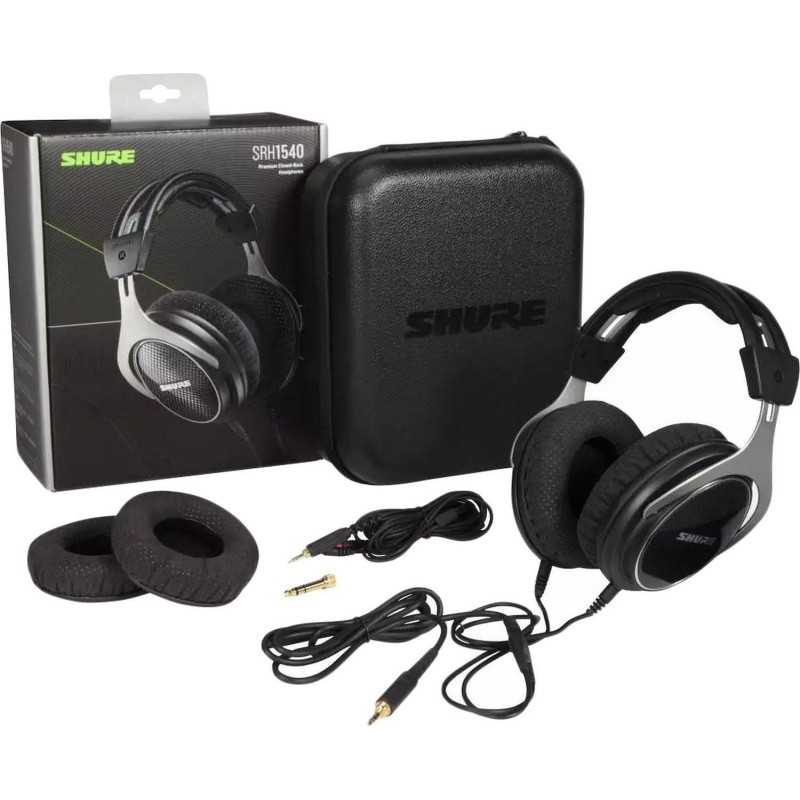 Наушники Shure SRH1540-BK, студийные, профессиональные