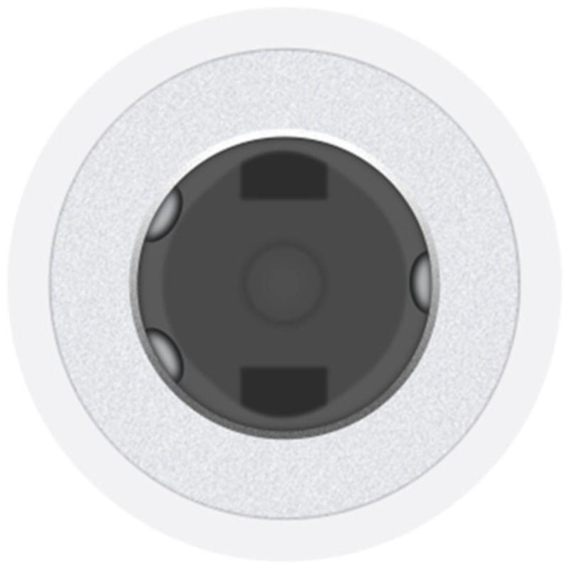 Адаптер Apple USB-C - 3.5 mm Headphone Jack Adapter, бел, MU7E2ZM/A