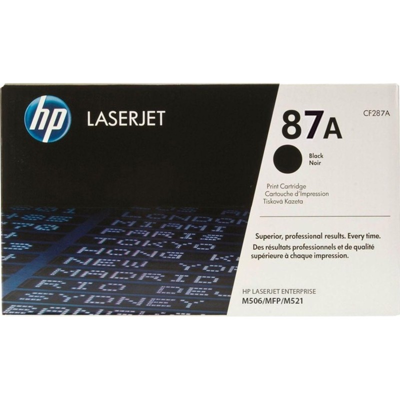 Картридж лазерный HP 87A CF287A чер. для LJ Enterprise M506/MFP M52