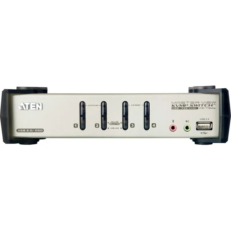 Модуль ATEN 4-порт. USB2.0 KVMP Switch with OSD (CS1734B)