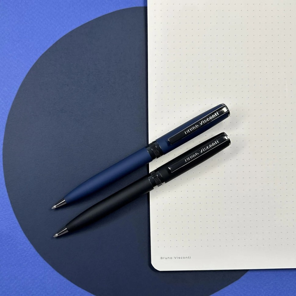 Ручка шариковая BOSTON мет.син.корп,0.7мм,син, 20-0422