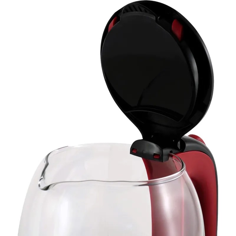 Чайник Centek CT-0034, 1.8л, 2200Вт, LED подсветка, кнопка,черный,стекло