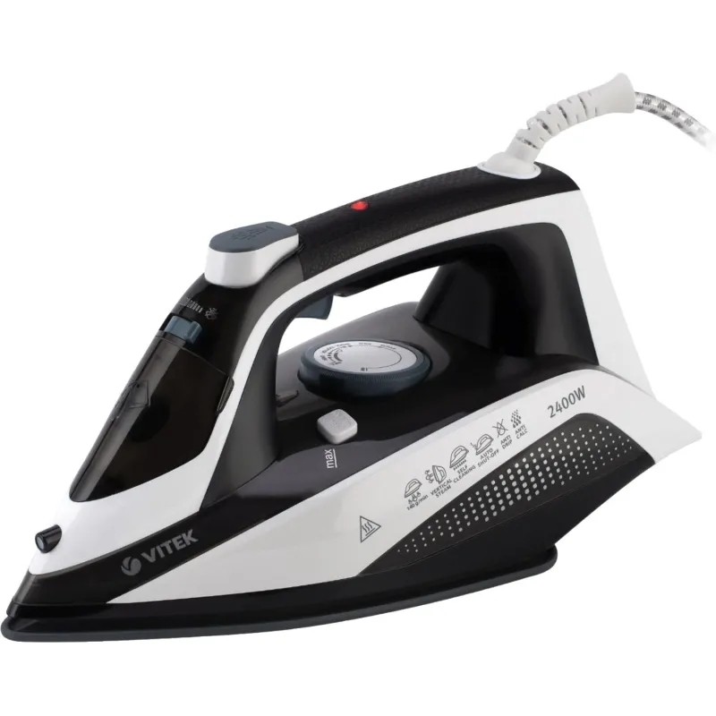 Утюг Vitek VT-8313 2400Вт белый/черный
