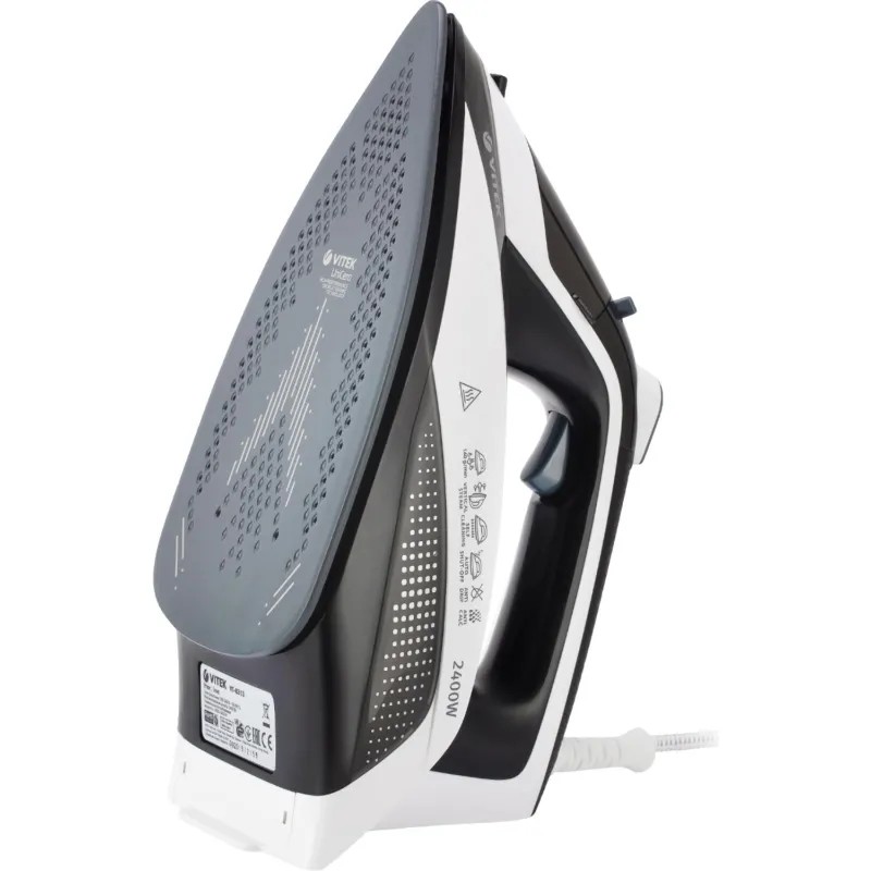 Утюг Vitek VT-8313 2400Вт белый/черный