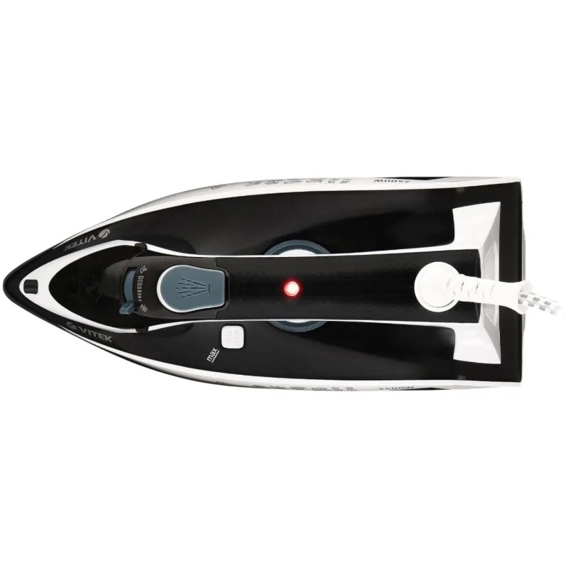 Утюг Vitek VT-8313 2400Вт белый/черный