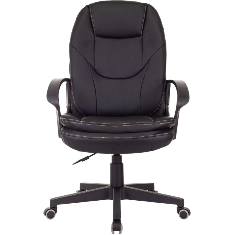 Кресло VB_EChair 668LT PU черный эко.кожа крестов. пластик