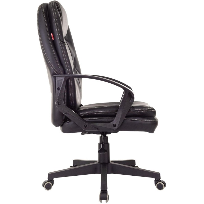 Кресло VB_EChair 668LT PU черный эко.кожа крестов. пластик