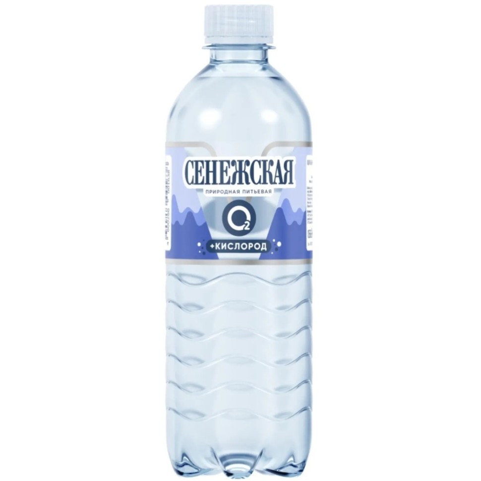 Вода минеральная Сенежская+Кислород газ ПЭТ 0,5л