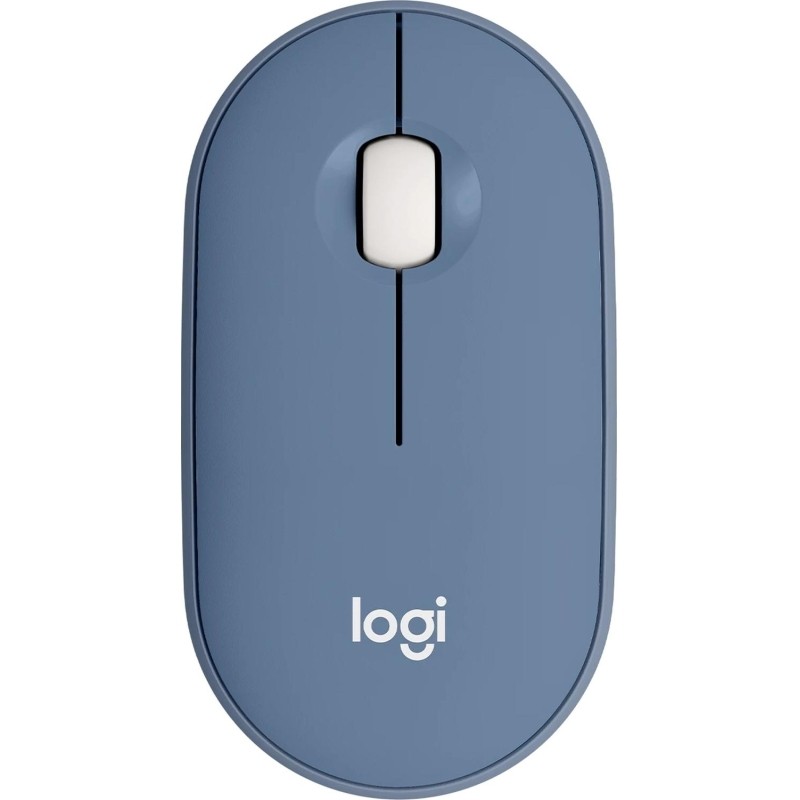 Мышь компьютерная Logitech WRL PEBBLE M350 BLUE 910-006655