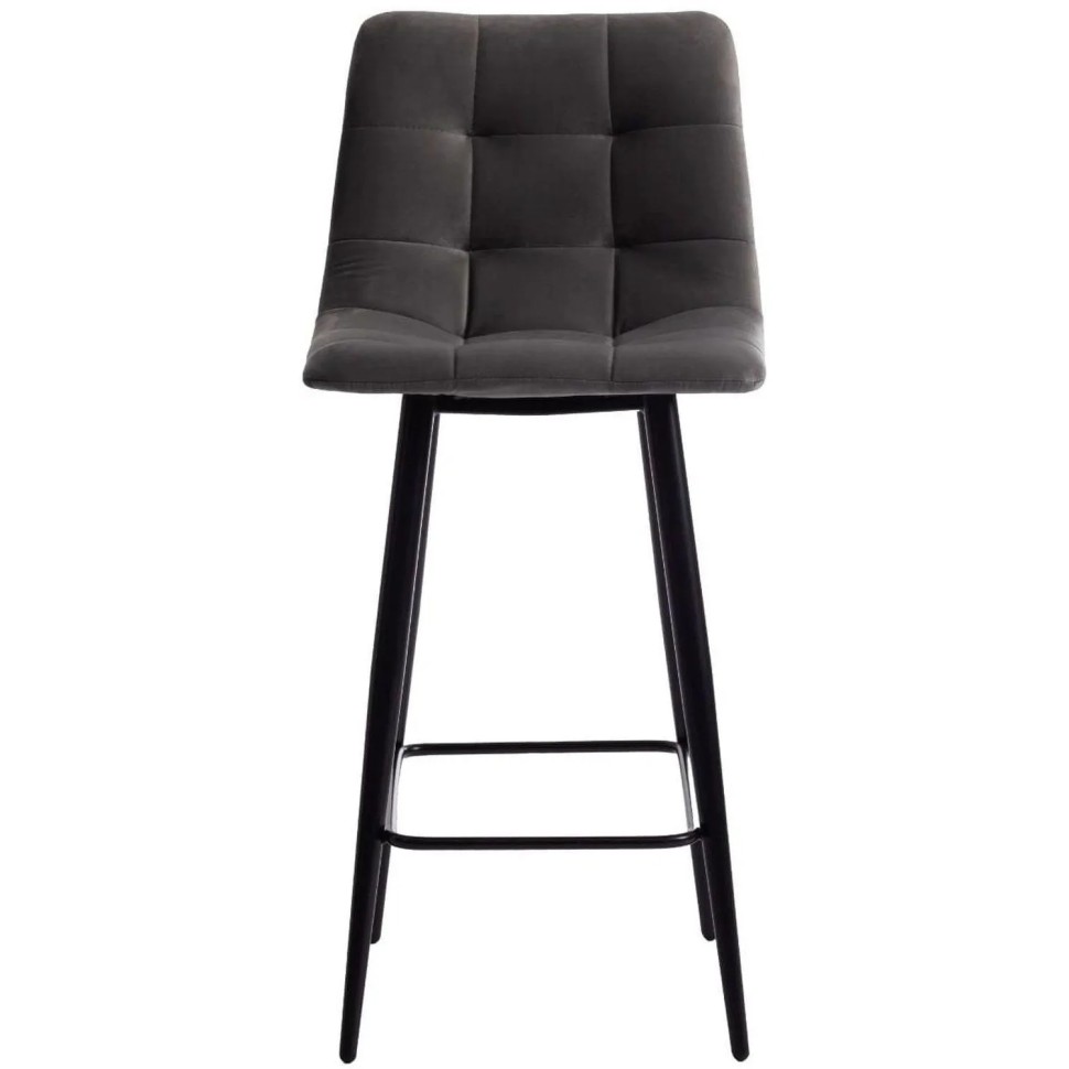 Стул полубарный CHILLY (mod. 7095пб),тк/мет,с.barkhat26/ч.,2шт/уп Стул полубарный CHILLY (mod. 7095пб),тк/мет,с.barkhat26/ч.,2шт/уп