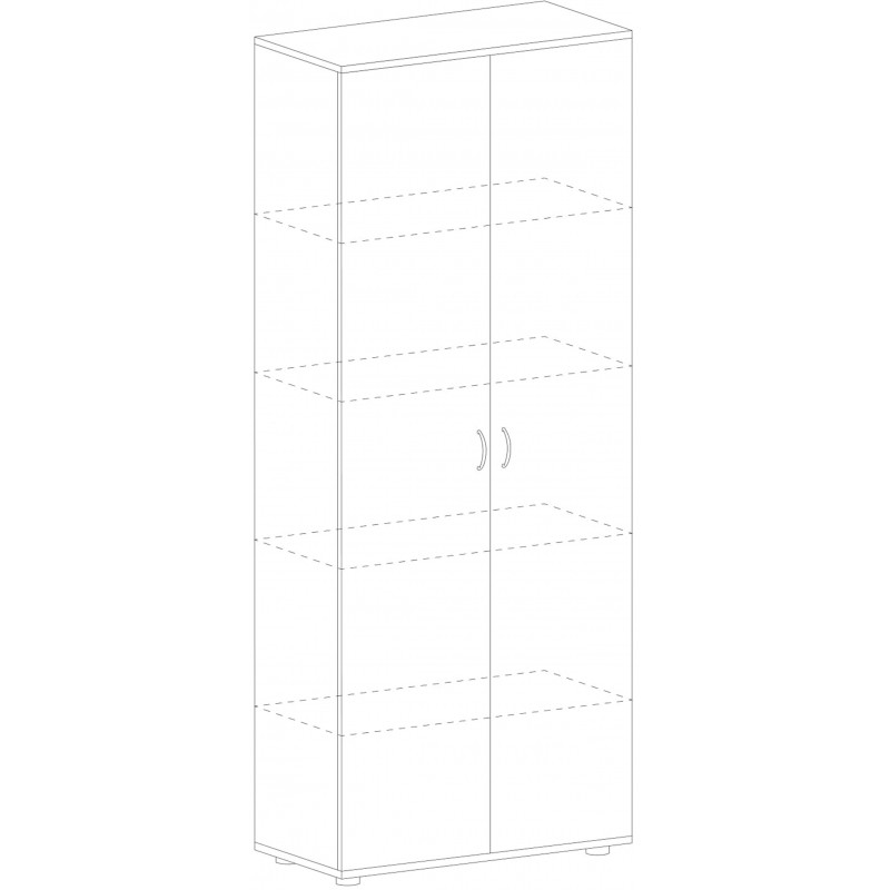Шкаф SL Imago   закрытый СТ-1.9 орех (СТ-1,Д-1Пр,Д-1Л)