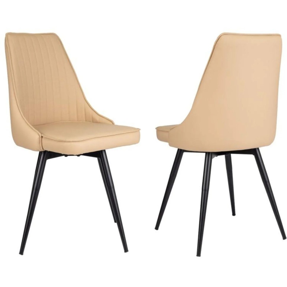 Стул VB_для дома Бюрократ CH-K4_1/SP_2_K с повор.мех. беж экокожа