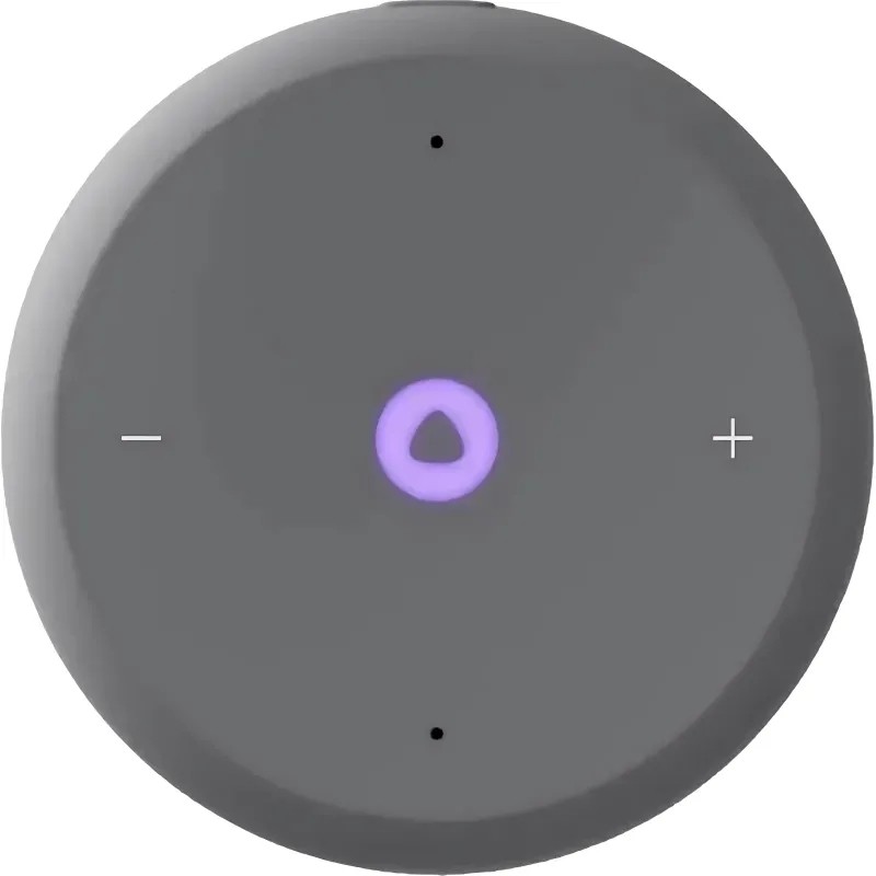 Умная колонка Яндекс Станция Лайт 2 с Алисой, серый (YNDX-00026GRY)