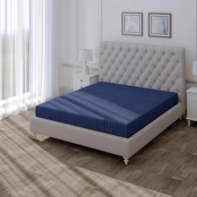 Простыня 200х220 Страйп Verossa Indigo, 782448