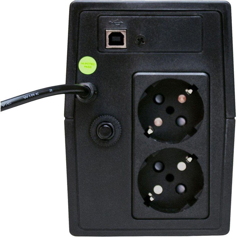 ИБП Powerman Back Pro 850 PLUS, линейно-интеракт, 850ВА/480Вт, 2 EURO, USB