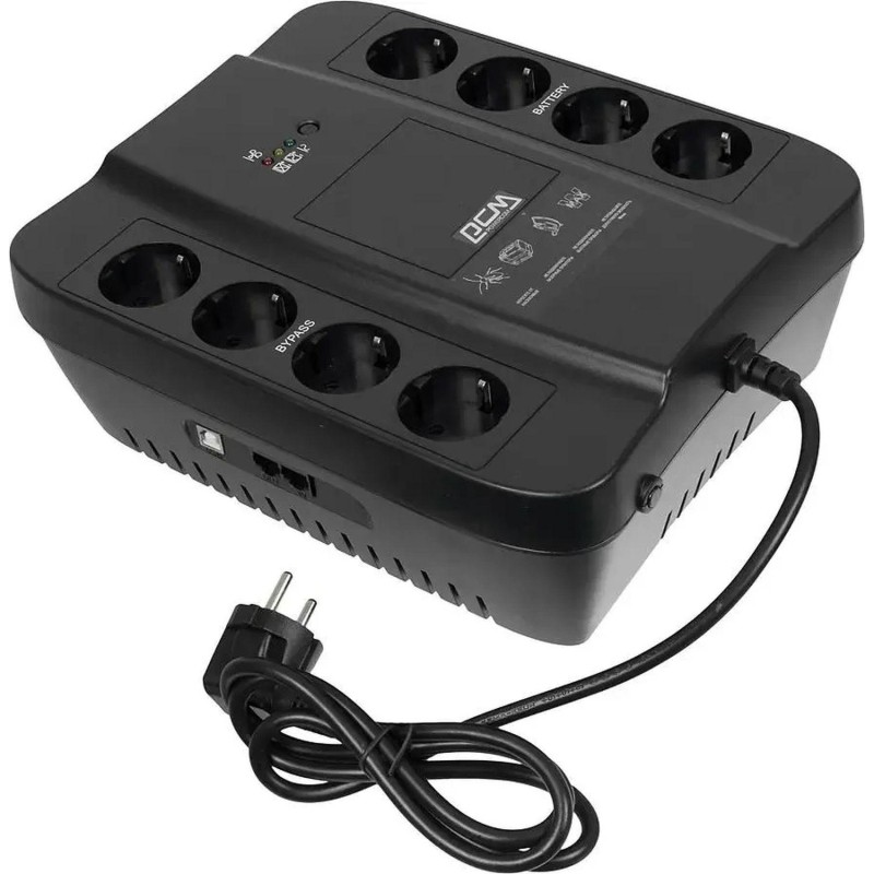 ИБП Powercom SPD-850U 850Вт/510W Лин-инт. 8xEURO